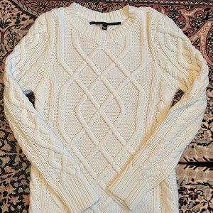 Cable Knit Sweater by Just Female